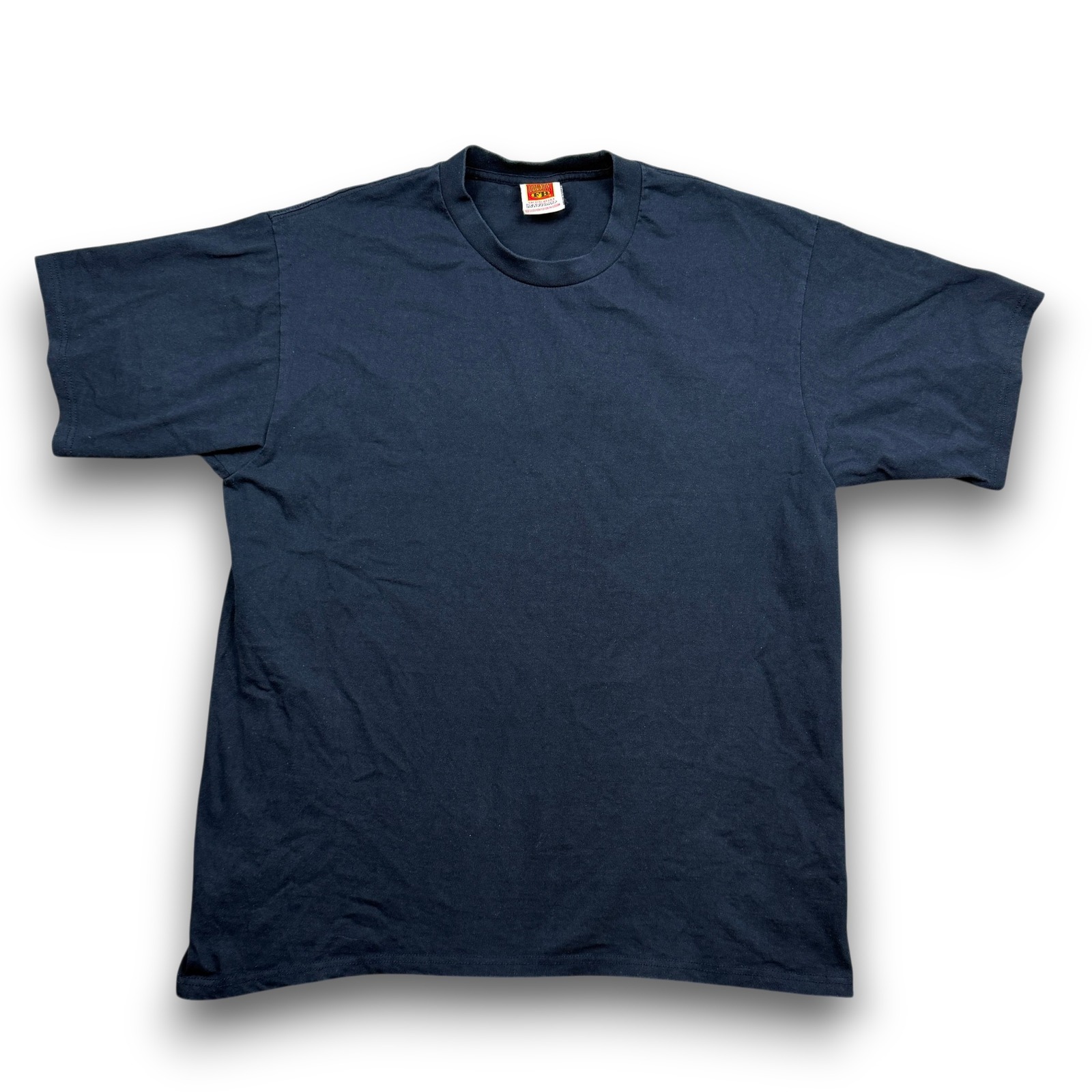 County Fb T-Shirt Mens Xl Navy Blue Colorway Heavyweight Solid Classic Crew Neck